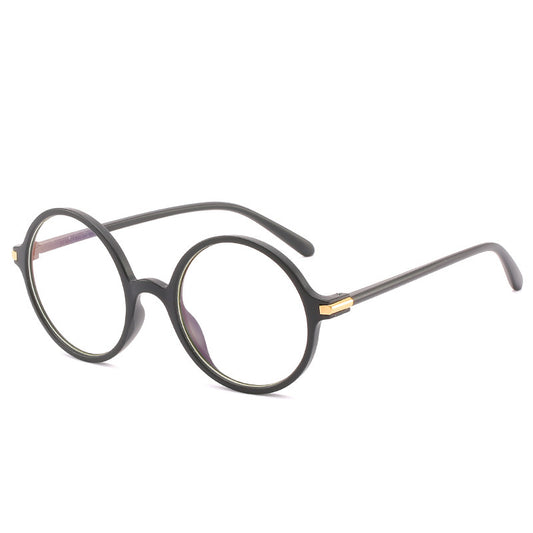 Brille mit Rahmen und rundem Rahmen mit einer Myopie-Brille Retro-Literaturbrille