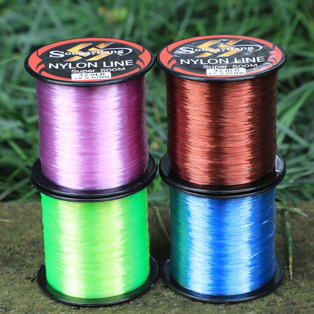 Sougayilang 500M Monofilament Linie 11 36,3 LB Super Starke N