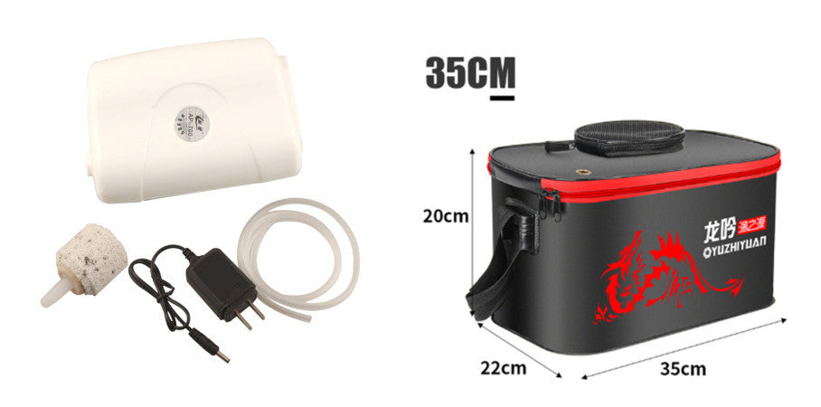 fishing box single-hole loading oxygen pump