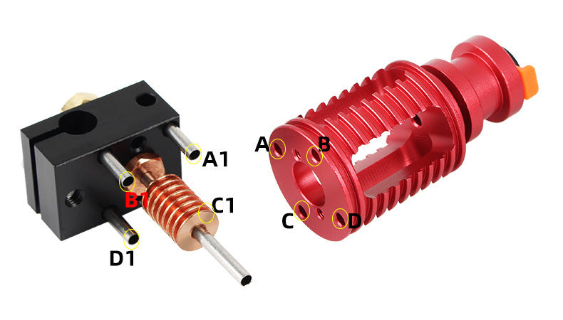 Accessories 3D printer long and short distance seal extruder