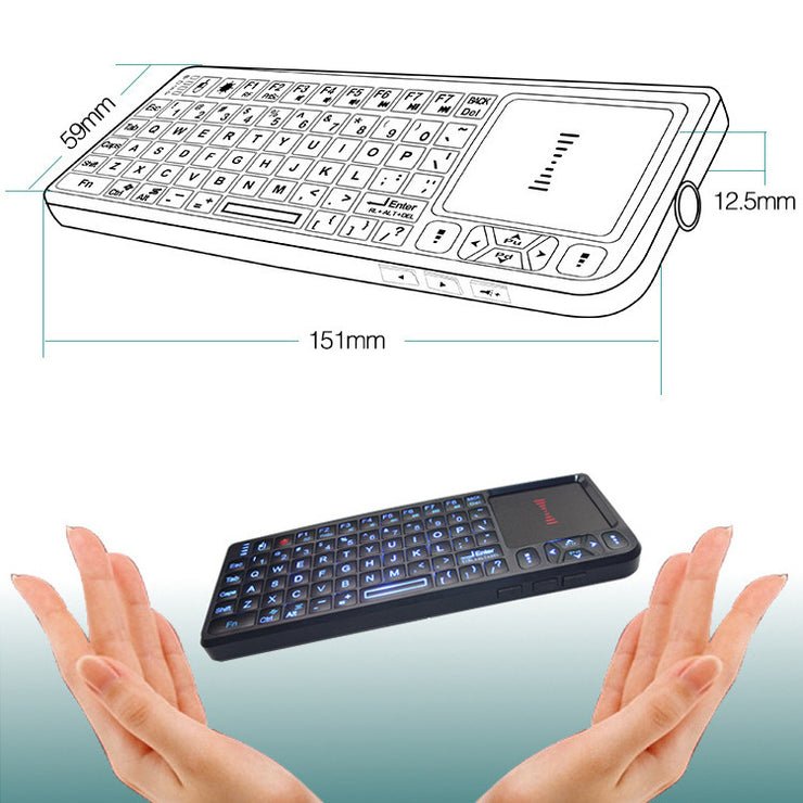 Mini Drahtlose Bluetooth Laser Touch Tastatur