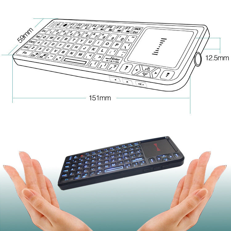 Mini Wireless Bluetooth Laser Touch Keyboard