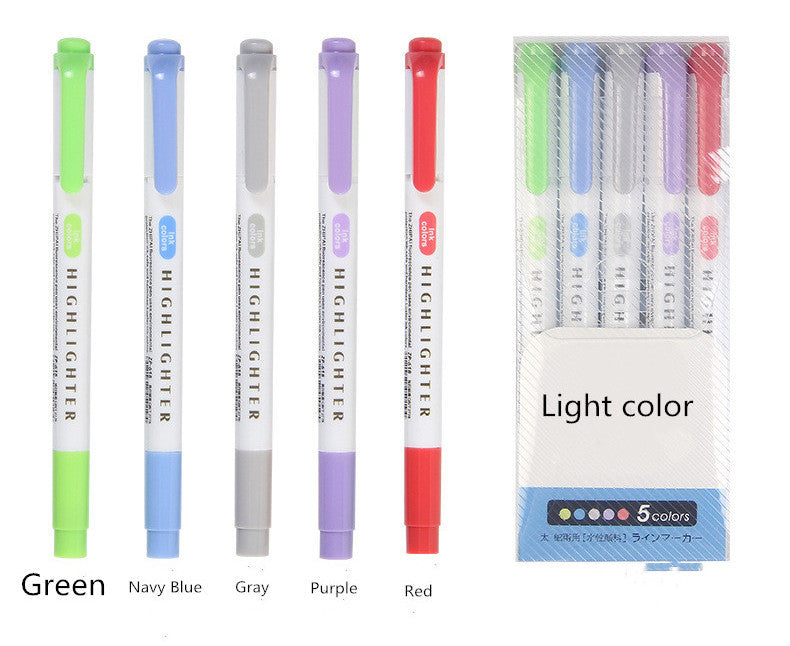 Highlighter Stift Mildliner 25 Farben Fluoreszierende Textmarker