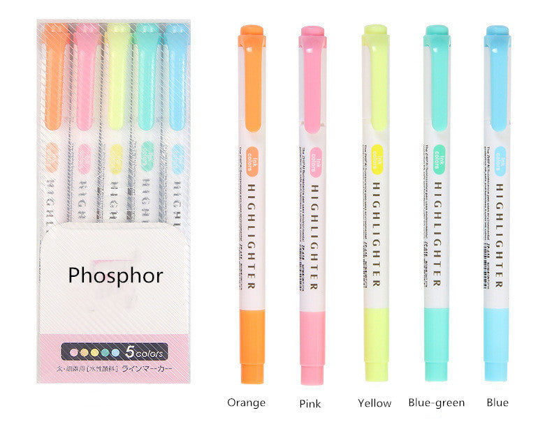 Highlighter Pen Mildliner 25 Colors Fluorescent Highlighters