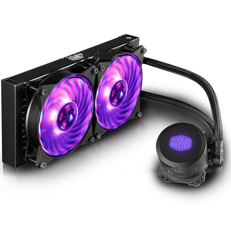 Cpu water cooling dual chamber water pump fan