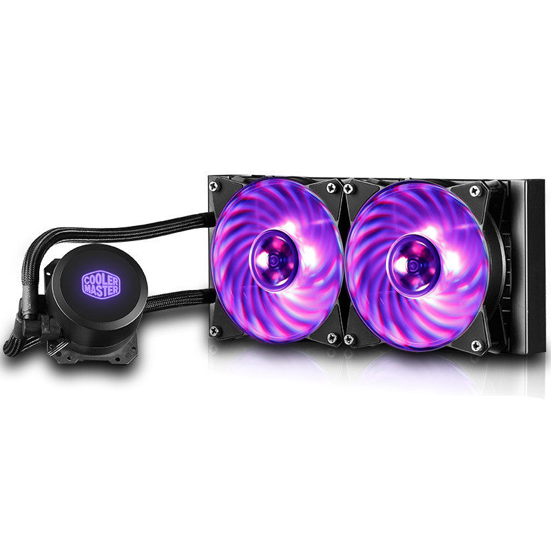 Cpu water cooling dual chamber water pump fan