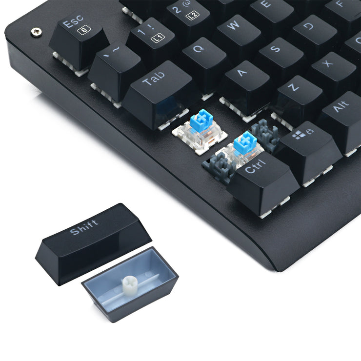 Eagletec KG010 Mechanische Tastatur verdrahtet