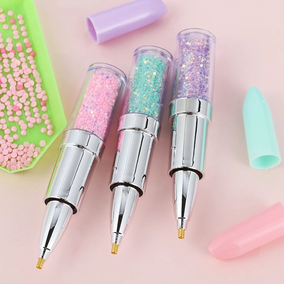 New Diamond Painting Tool Point Drill Pen Cross Stitch Diamond Embroidery Point Drill Tool Set 5d Diamond Painting Point Drill Pen