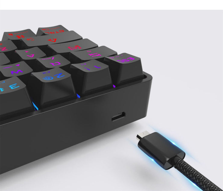 Drahtlose mechanische Tastatur, Dual-Mode-Tastatur aufladen