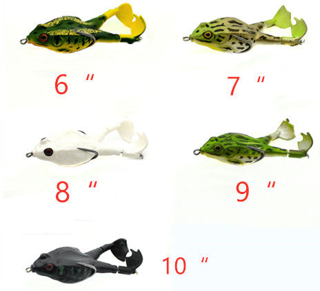 Double Propeller Frog Soft Lure