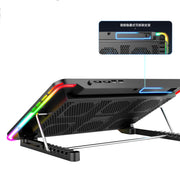 Grenzüberschreitender Notebook verstellbarer RGB--Kühler