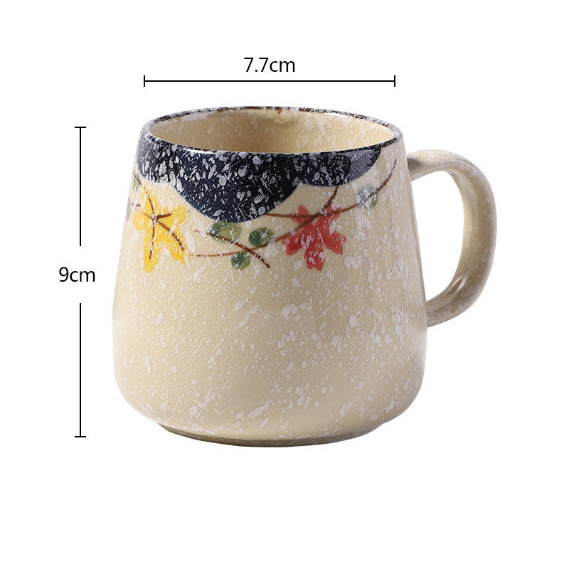 Underglaze Creative Hand-Painted Coffee Cup