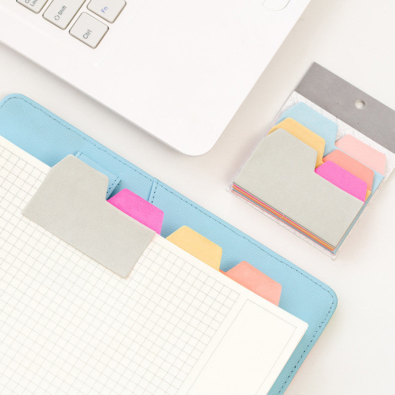 Six color index Post-It notes