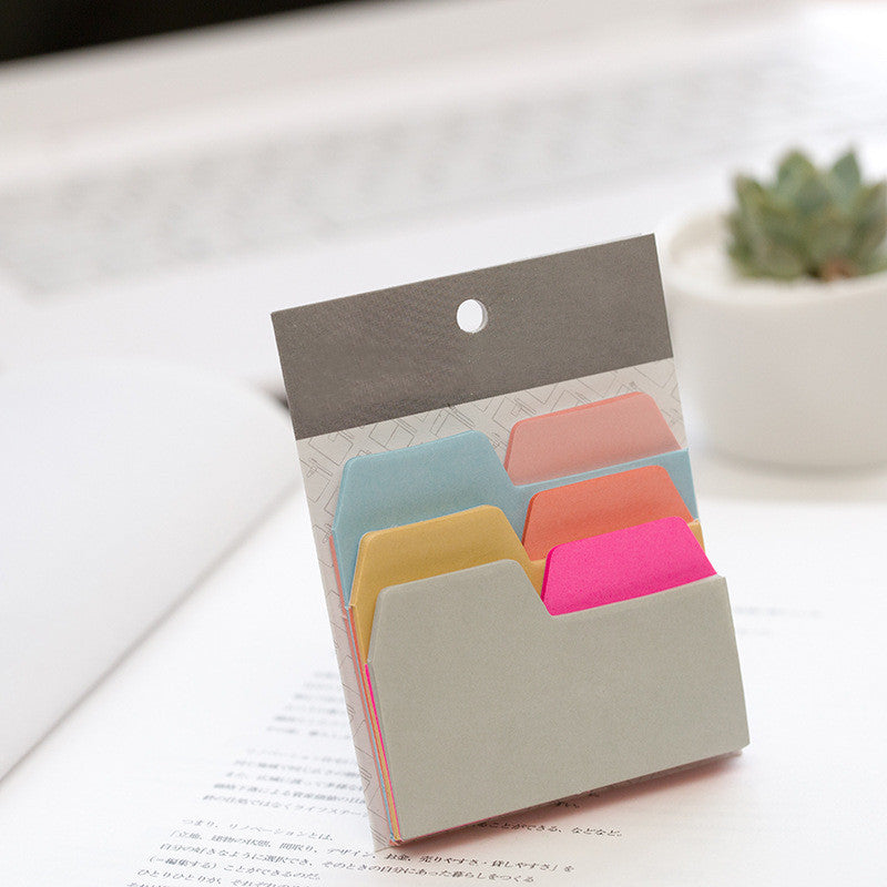 Six color index Post-It notes