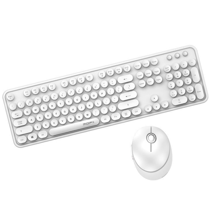 Wireless Keyboard and Mouse Color Lipstick Punk