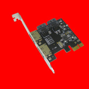 PCIe SATA PCI-E zu SATA3 PCIe SATA3.0 Erweiterungskarte ASM1061 SSD