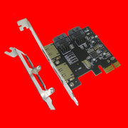 PCIe SATA PCI-E zu SATA3 PCIe SATA3.0 Erweiterungskarte ASM1061 SSD