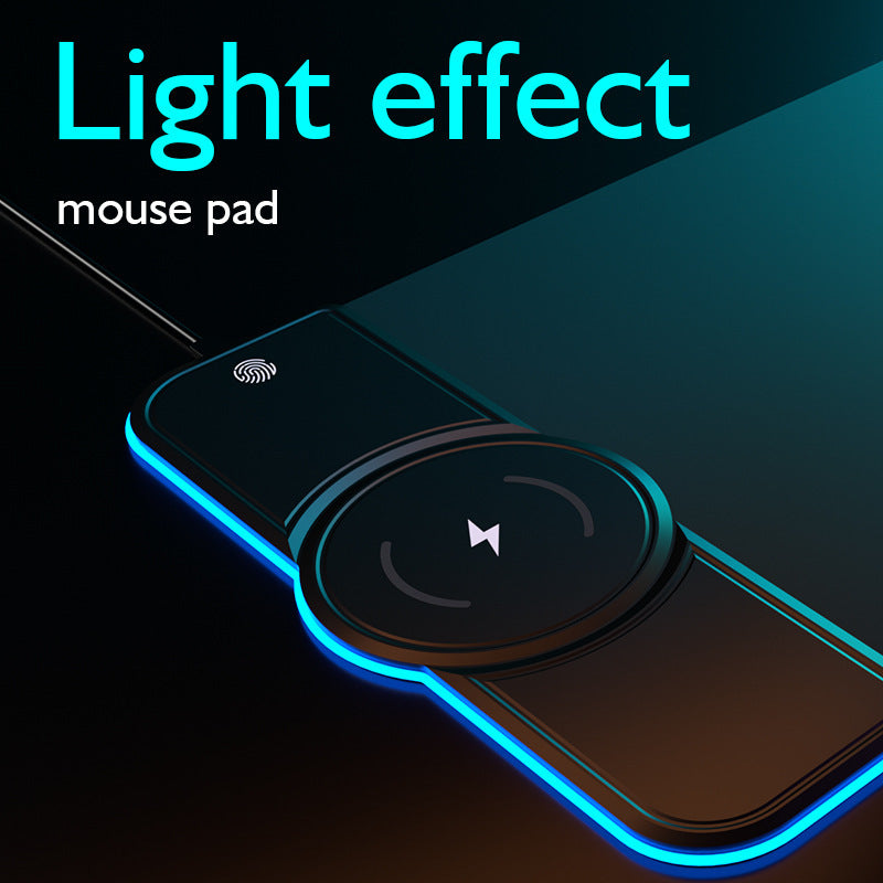 Mouse Pad Fingerprint Touch Wireless Charging