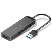 Usb 2,0 X4 und Micro Usb Netzteil Schwarz 0,5 M