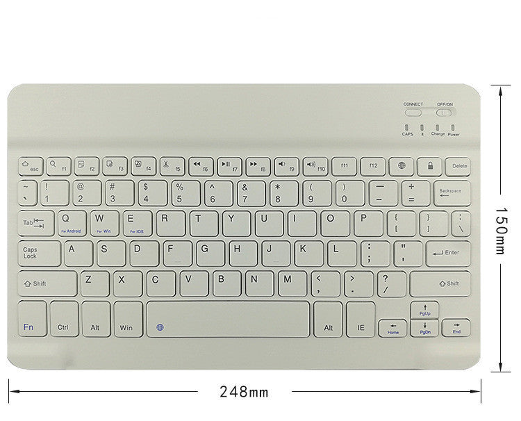 Color Macaron Ultra-Thin Wireless Keyboard and Mouse