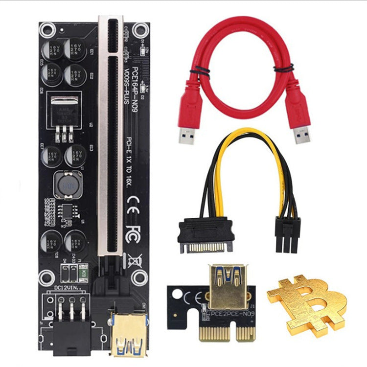 PCI Express X16 GPU 6Zoll Adapter karte USB 3.0 Kabel 1X 16X Extender