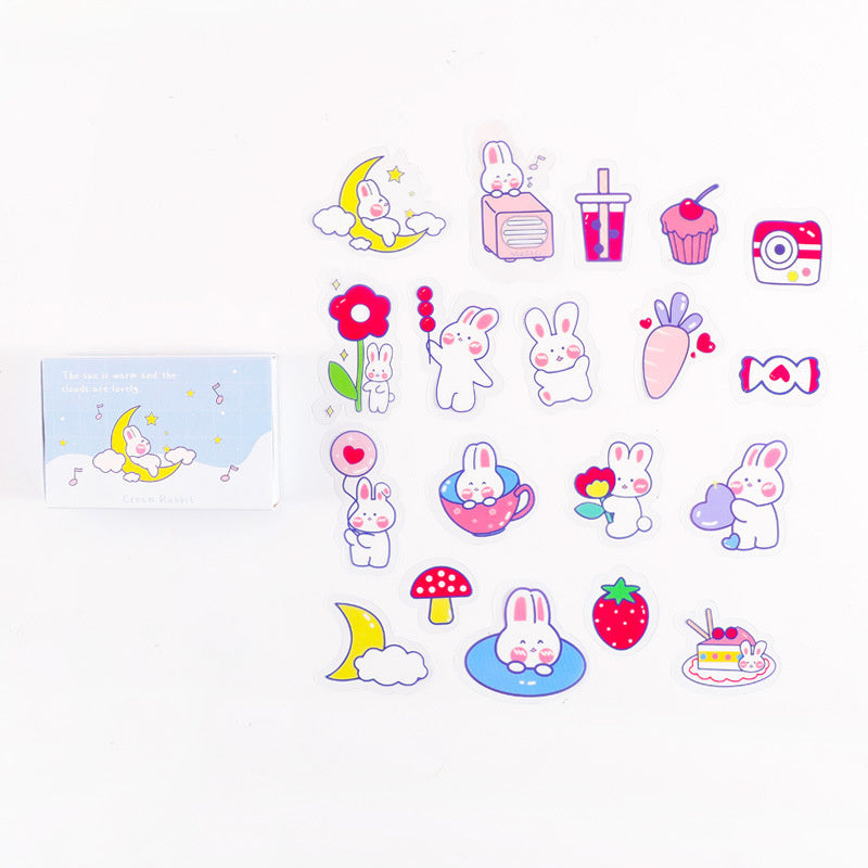 Korean Version Of Ins Wind Box 20 Pieces Into Pet Hand Account Diy Decorative Creative Stationery Stickers