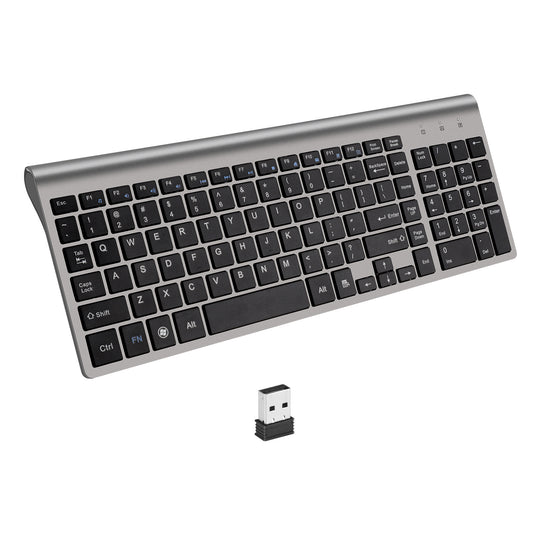 Wireless Keyboard USB Mini Silent Laptop Ultra-Thin Keyboard