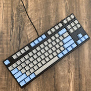 F-87 Mechanische Tastatur Typ-C Linie Isolierte Weiße PBT-Tastenkappe