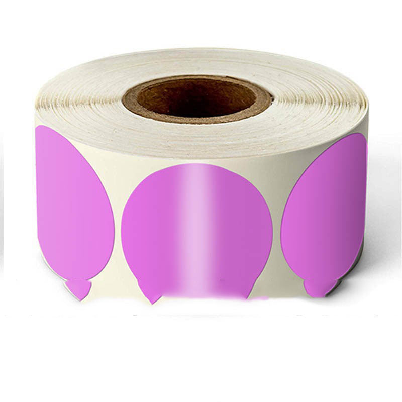 Roll Color Marker Sticker Roll Paper Round Sticker Graffiti Writing Envelope Sealing Sticker