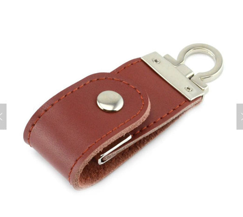 USB Flash Drive with Leather Case