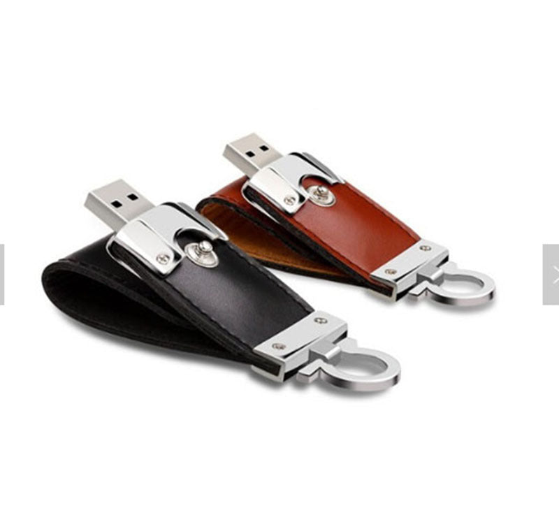 USB Flash Drive with Leather Case