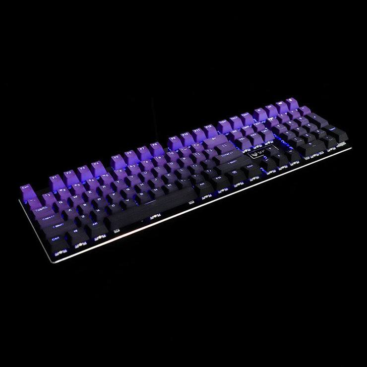 Regenbogenblaue 109-Tasten-Tastenkappe für mechanische Tastatur