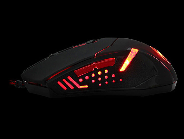 Glowing USB wired mouse