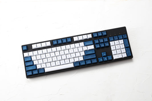 Blau-Weiß Mechanische Tastatur