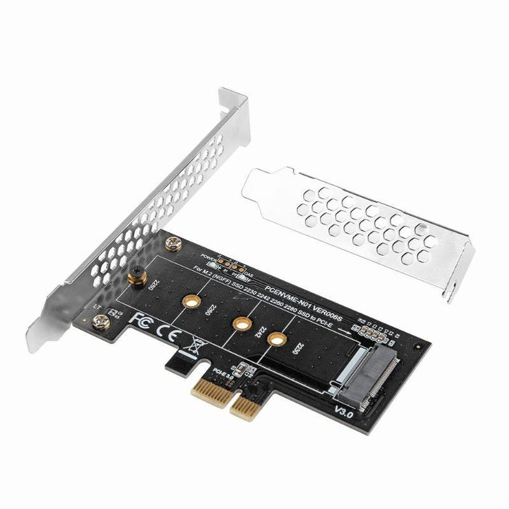 PCI-E zu M.2 Festplatte NVME Adapter Karte SSD Festplatte Kartenleser 1X Test Karte