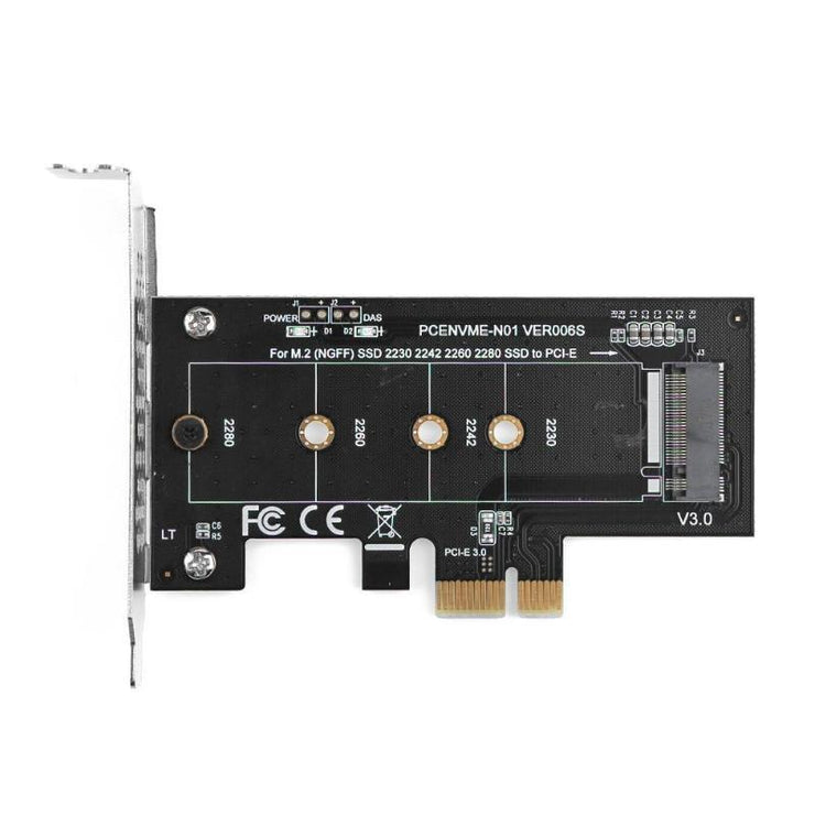 PCI-E zu M.2 Festplatte NVME Adapter Karte SSD Festplatte Kartenleser 1X Test Karte