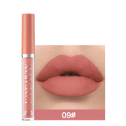 Handaiyan Matte Lip Glaze Flüssiger Lippenstift Mini Tube Lipgloss Wasserdicht Antihaft-Cup Lipgloss Echt