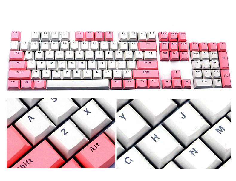 Transparent Keyboard Cap Mechanical Keyboard Key Cap Dedicated Color Key Cap Personalized Two-color Key Cap