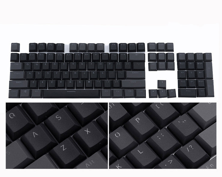 Transparente Tastaturkappe Mechanische Tastatur-Tastenkappe Spezielle farbige Tastenkappe Personalisierte zweifarbige Tastenkappe