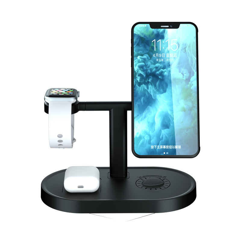 Compatible With Apple, The New Magsafe Aromatherapy Three-in-one Wireless Charger Is Suitable For Iphone12 Magnetic 15w Fast Charging Stand