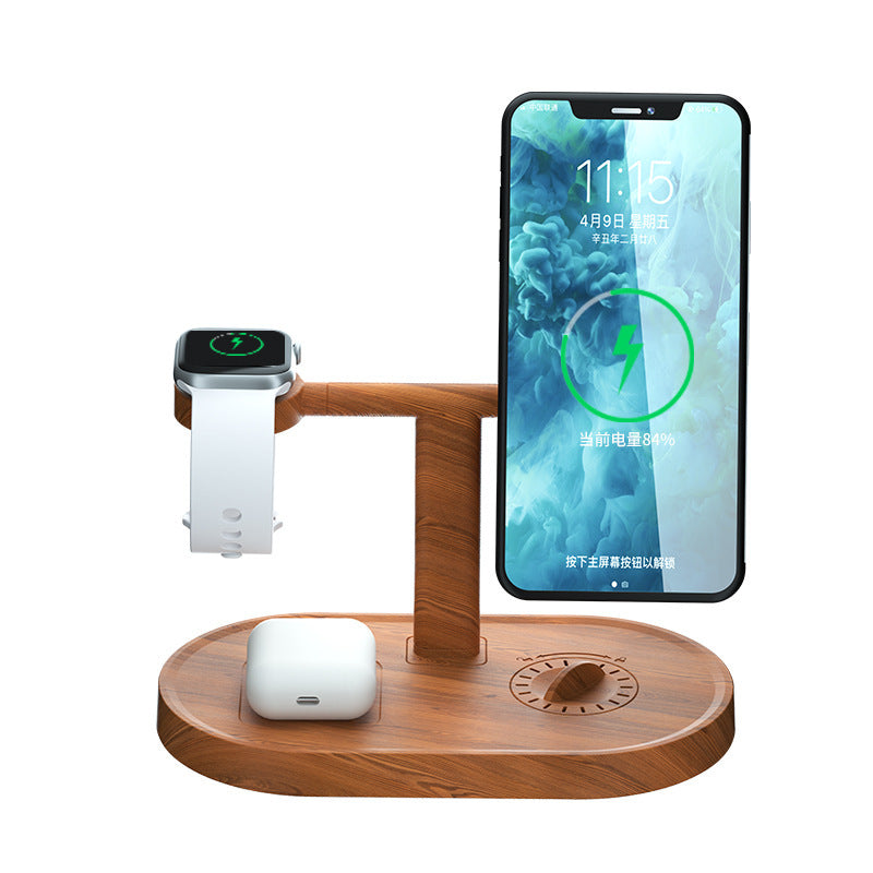 Kompatibel mit Apple, die Neue Magsafe Aromatherapie Drei-in-one Wireless Ladegerät Ist Geeignet Für Iphone12 Magnetische 15w Schnelle Lade stehen