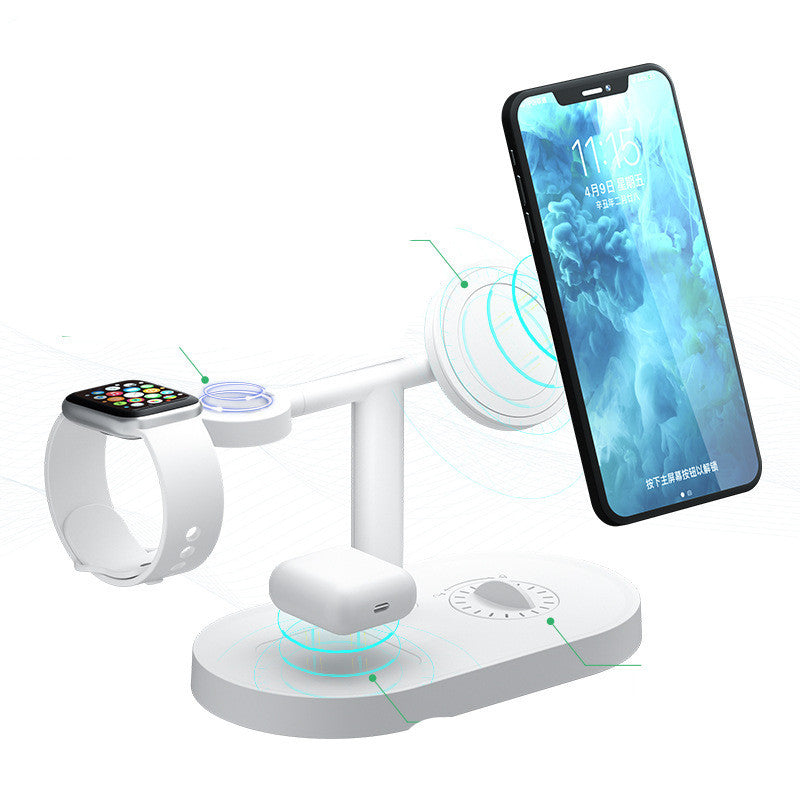 Compatible With Apple, The New Magsafe Aromatherapy Three-in-one Wireless Charger Is Suitable For Iphone12 Magnetic 15w Fast Charging Stand