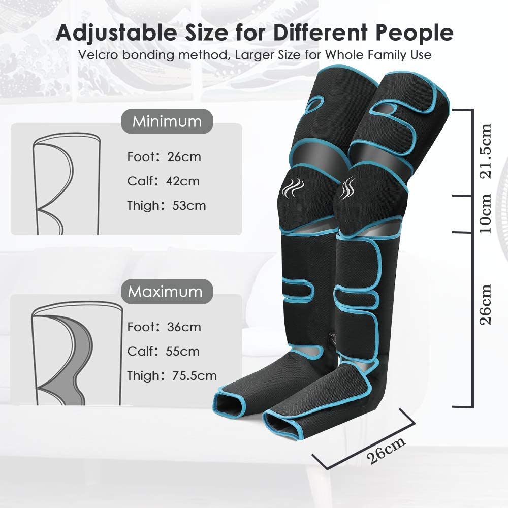 Pneumatic Leg Massager Promotes Blood Circulation