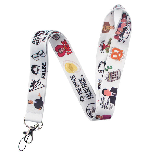 Ulticolor ID Card Mobile Phone Tag Hanging Neck Key Chain Lanyard