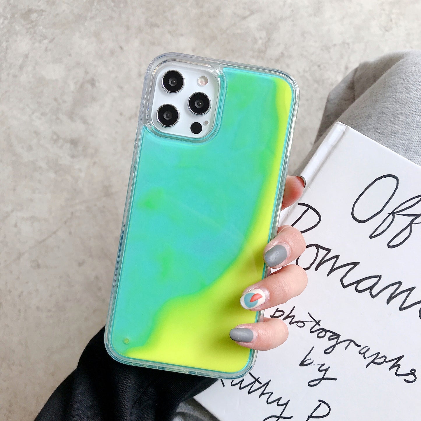 Candy Luminous Quicksand Phone Case