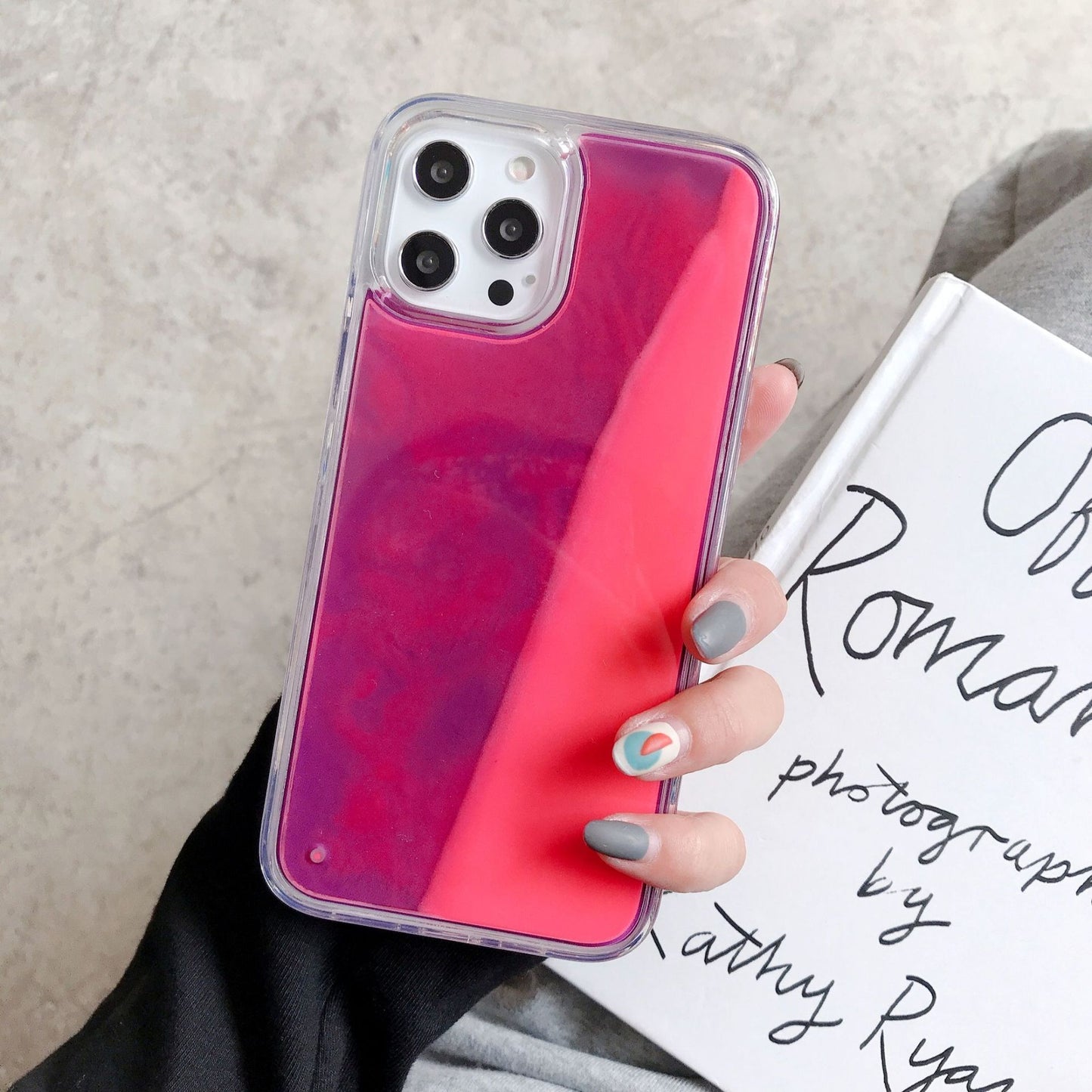 Candy Luminous Quicksand Phone Case