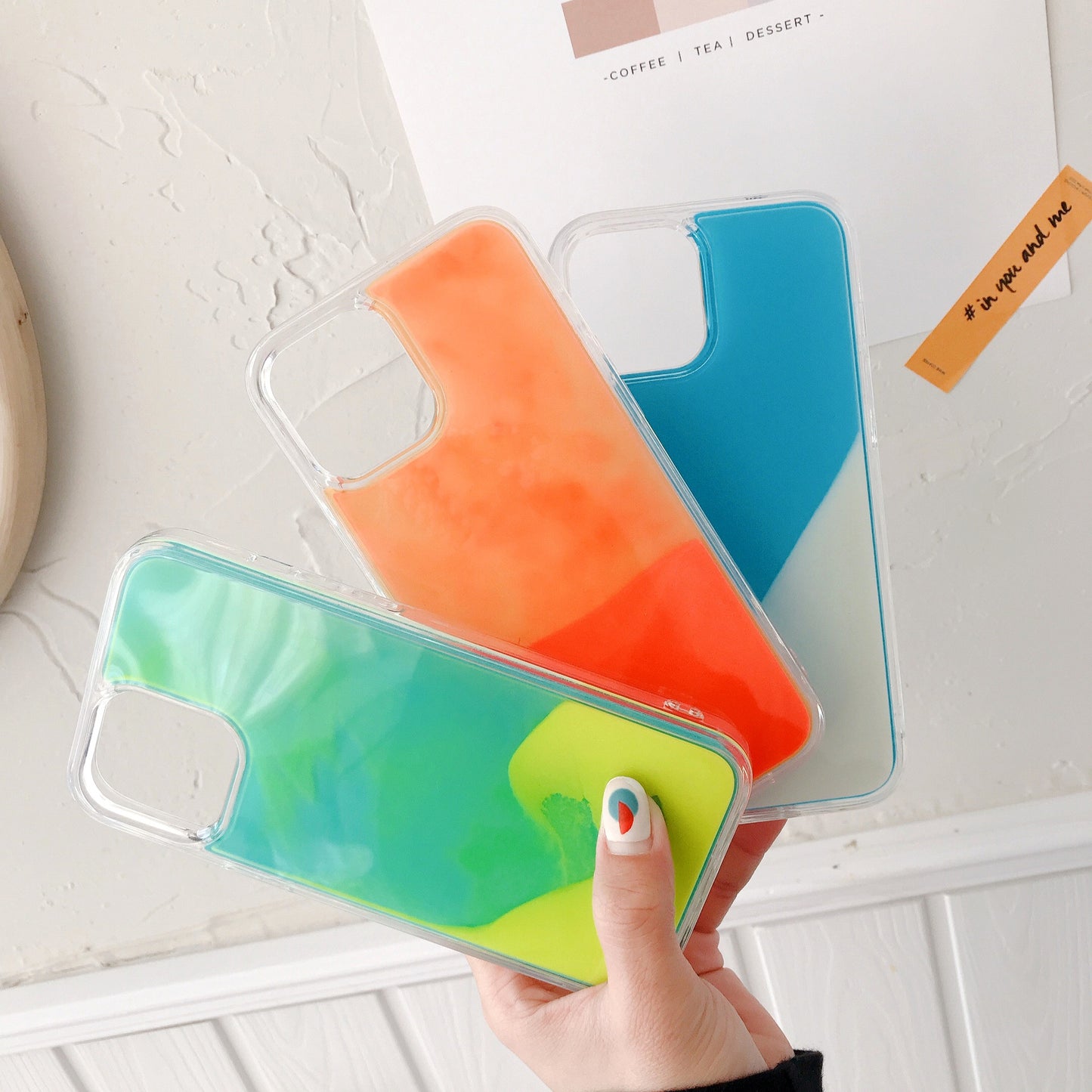 Candy Luminous Quicksand Phone Case