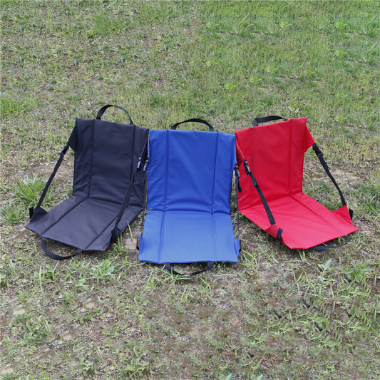 Portable Outdoor Folding Chair With Backrest