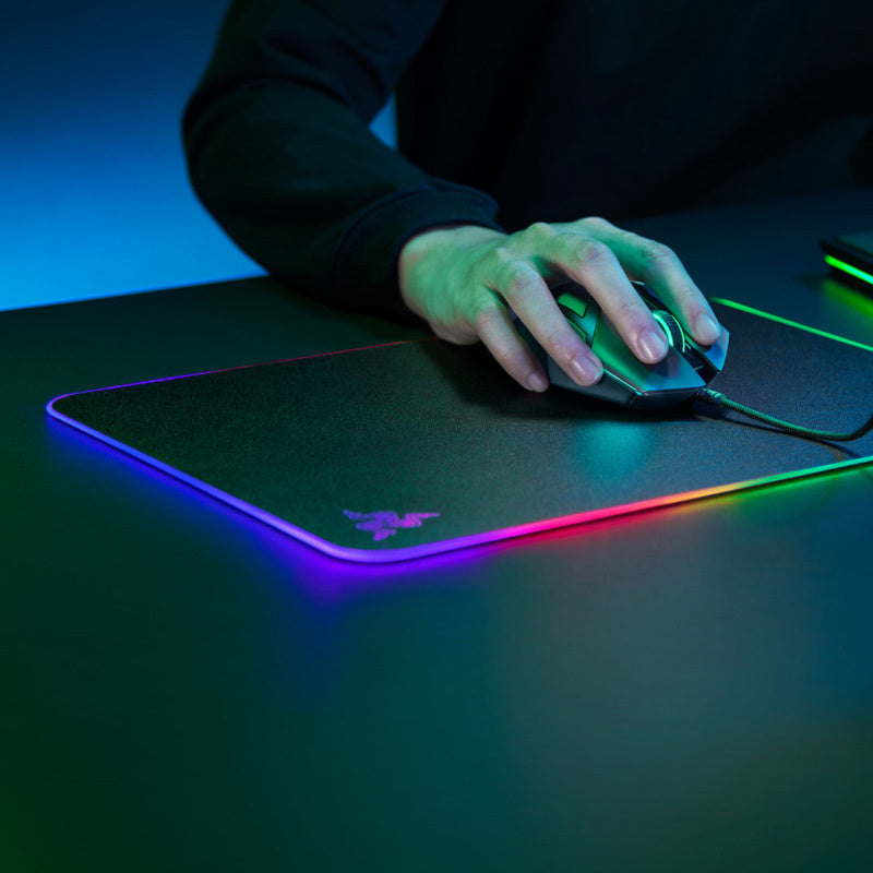 Hard Edition RGB Symphony Luminous USB Gaming Computer Mouse Pad