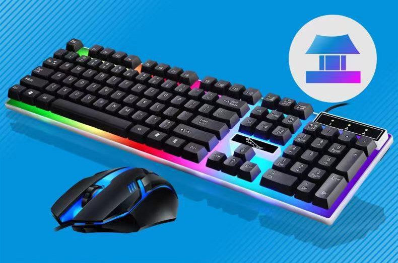 Glowing Keyboard and Mouse Kit